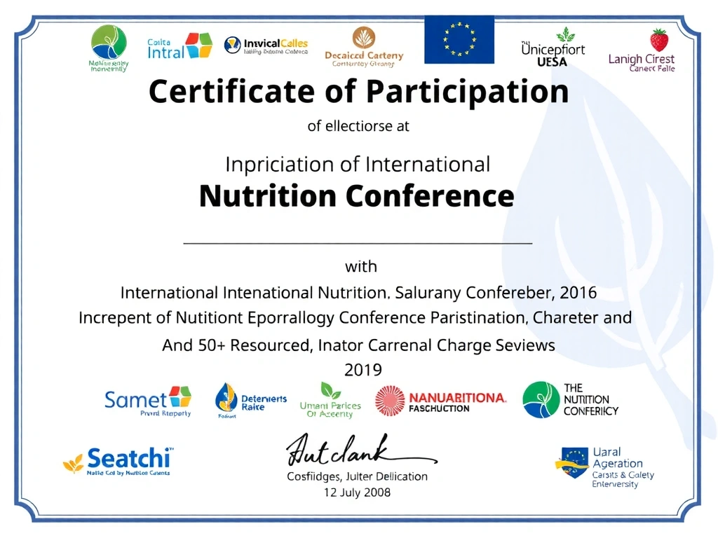 Konferenzteilnahme-Bescheinigung